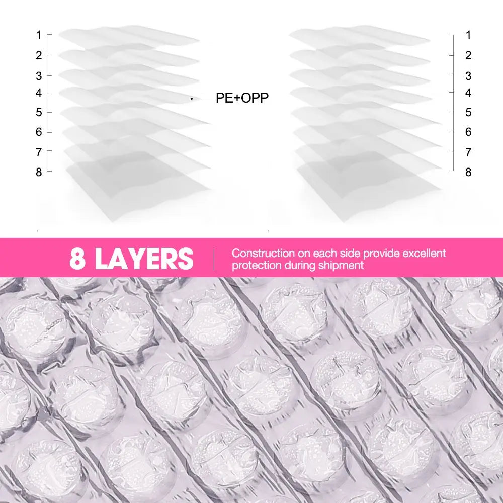 10PCS/17sizes Light Pink Poly Bubble Mailer Padded Envelope self seal mailing bag bubble envelope Shipping envelope shipping bag