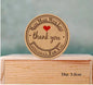 GANSSIA 100pcs/lot "Fait Main avec Amour" Thank you Round Seal Sticker Paper Adhesive Stickers for Bakery& Gift Packing(ss-1143)