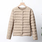 Ultra Thin Down Jacket Women Pink Womens Lightweight Down Jackets Ultra Light White Coat Warm Short Jackets Women