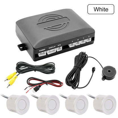 CVBS GreenYi Dual Core CPU Car Video Parking Sensor Reverse Backup Radar Assistance, Auto Parking Monitor Digital Display