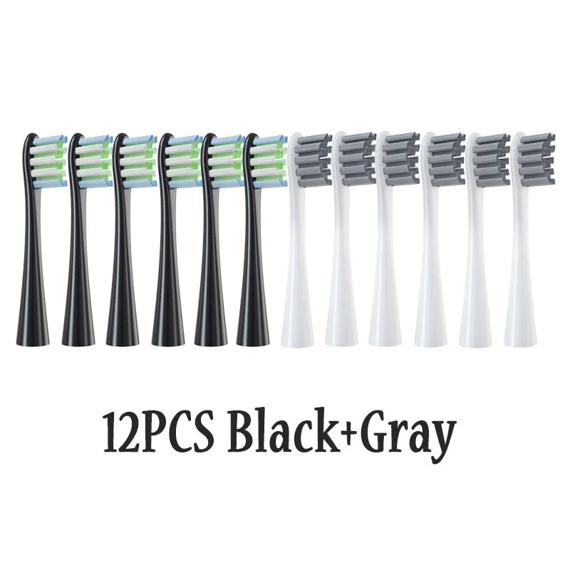12PCS Replacement Brush Heads for Oclean X/ X PRO/ Z1/ F1/ One/ Air 2 /SE Sonic Electric Toothbrush DuPont Soft Bristle Nozzles