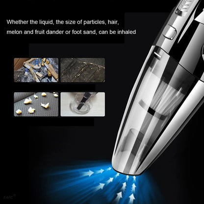Handheld Vacuum Cordless Powerful Cyclone Suction Portable Rechargeable Vacuum Cleaner 6053 Quick Charge for  Home Pet Hair