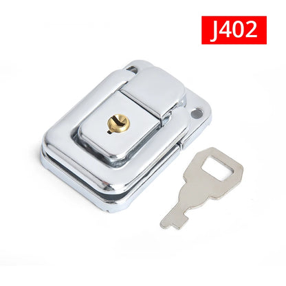 KAK Cabinet Boxes Spring Loaded Latch Catch Toggle Hasp Mild Steel Hasp For Sliding Door Simple Window Hardware Tool Box Lock