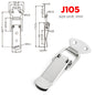 KAK Cabinet Boxes Spring Loaded Latch Catch Toggle Hasp Mild Steel Hasp For Sliding Door Simple Window Hardware Tool Box Lock