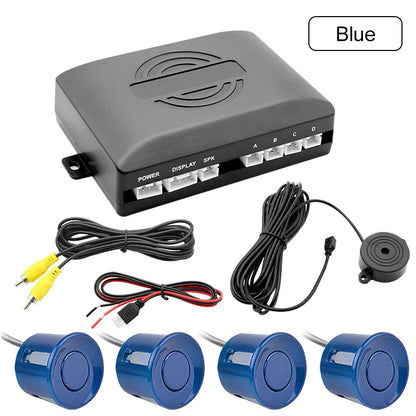 CVBS GreenYi Dual Core CPU Car Video Parking Sensor Reverse Backup Radar Assistance, Auto Parking Monitor Digital Display