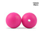 LOFCA 40pcs 12mm Silicone Beads Teething Chew Beads Food Grade Teether Necklace BPA Free Diy Jewelry Baby Teether Toy Pacifier