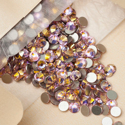 YANRUO 2058NoHF All Color SS16-SS30 Non Hot Fix Sewing Rhinestones Glass Crystal 3D Nail Art Rhinestones For Dress Clothes
