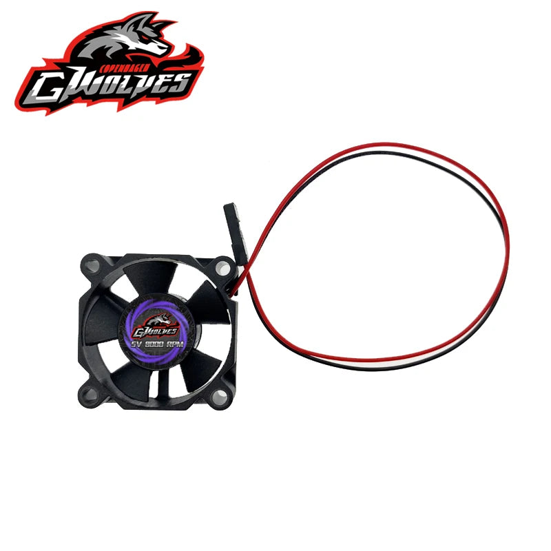 RC fan 25/30/35/40/50mm 8000RPM 5V-7V DC High wind cool Motor ESC fan heat sink 30/60/120/150A ESC 36/42mm motor futaba plug