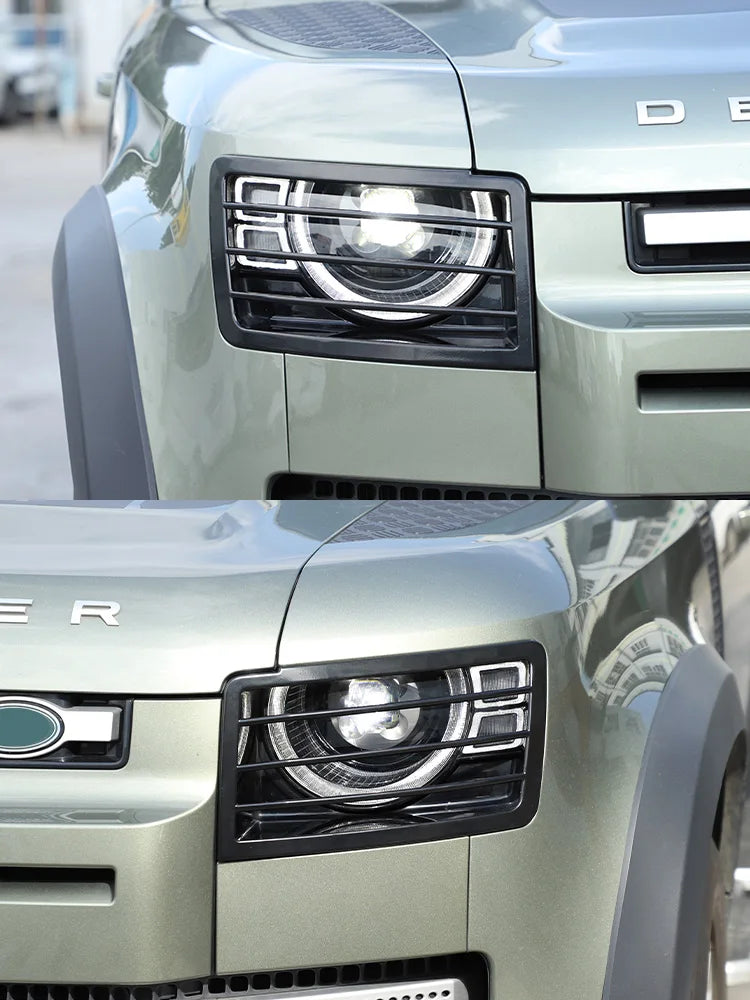 For Land Rover Defender 2020-2026 Stainless Steel Headlight Protection Net Cover Exterior Decoration Modification Accessories