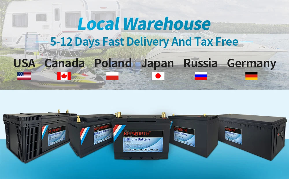 12V 180Ah LiFePO4 Lithium Iron Phosphate Battery Upgraded BMS 6000 Cycles For RV Campers Golf Cart Off-Road Off-Grid Solar Wind