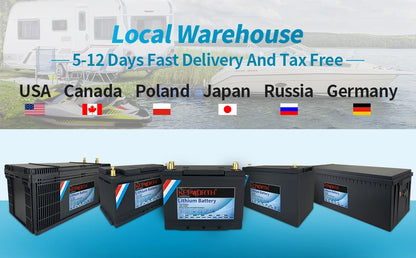 12V 180Ah LiFePO4 Lithium Iron Phosphate Battery Upgraded BMS 6000 Cycles For RV Campers Golf Cart Off-Road Off-Grid Solar Wind