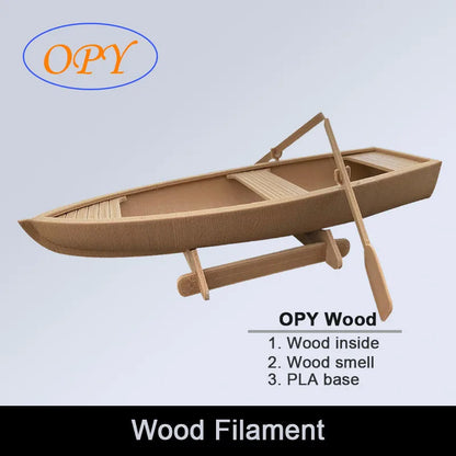 Pla Wood Filament 3D Printer Wooden Plastic 1.75Mm 1Kg Nature Materials 10M 100G Sample