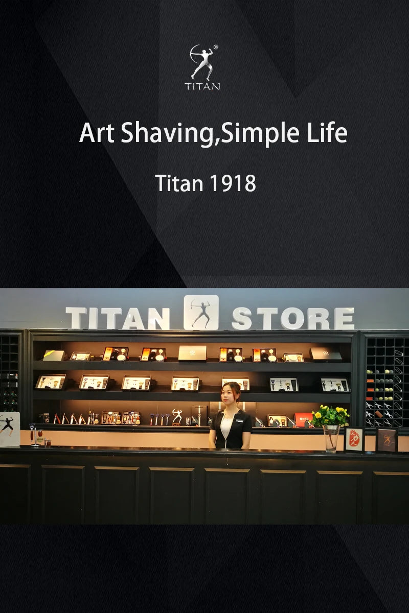 TITAN Professional Laser Wire Hair Scissors Haircut Scissor Cut Barber Cutting Shears Hairdresser Scissors JP 440C Steel 6 Inch