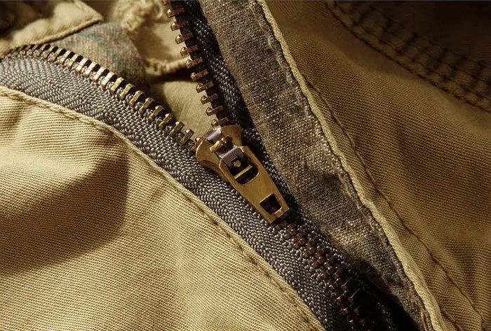 2025 Summer New High Quality Cargo Shorts Men Casual Workout Military Men's Shorts Multi Pocket Knee Length Short Pants