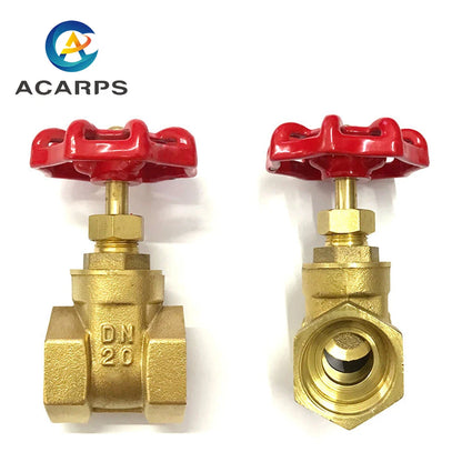 1/2" 3/4" 1" 1-1/4" 1-1/2" 2" inch Brass Gate Valves Water Valve Switch Valve Female Thread Gate Valve