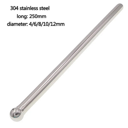 Long Penis Plug Sounding Rod Stainless Steel Rethral Dilator Masturbator Horse Eye Stick Stimulator Adult Sex Toys For Men