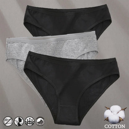 Cotton Panties Jacquard Design Pattern Women Panties Underwear Sexy Female Lingerie Briefs Solid Color Intimate Pantys for Woman