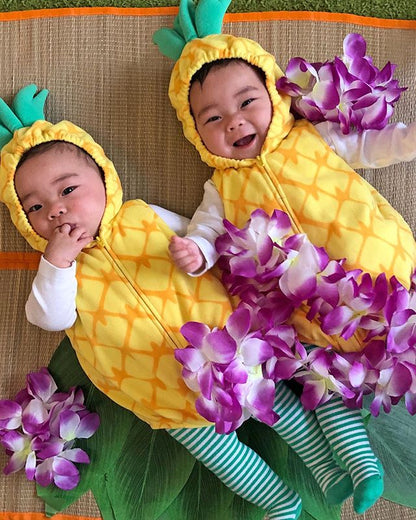 Ma&Baby 0-24M Pineapple Baby Romper Newborn Infant Boy Girl Jumpsuit Party Birthday Clothes With Leg Warmers Baby Costume