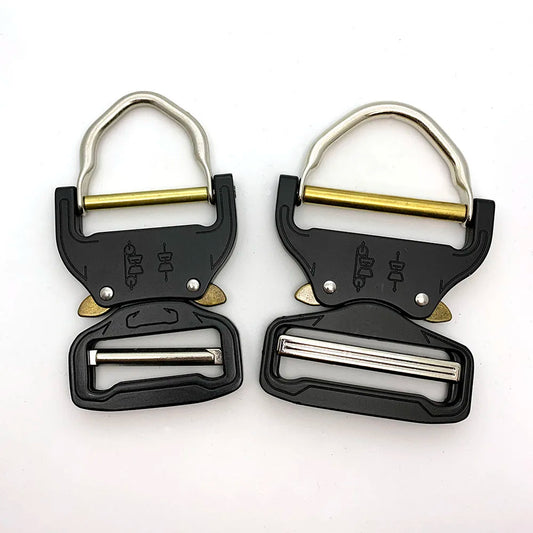 38mm/50mm metal Quick Release Buckle Tactical Belt Buckle, used for belts rucksacks bags Military Training Holsters Hunting
