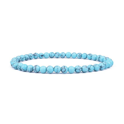 4mm 6mm Mini Energy Charm Bracelet Natural Stone Beads Yoga Healing Bracelet Jewelry for Women Men Best Friend Gift Dropshipping