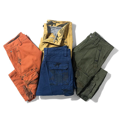 2026 Summer New Camouflage Tactical Cargo Shorts Men Khaki Jogger Military Cargo Shorts Men Cotton Casual Loose Men Shorts