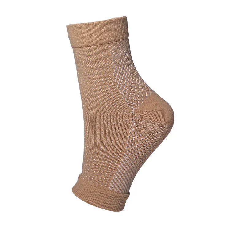 1Pair Sports Ankle Support Brace Compression Sleeve Plantar Fasciitis Sock for Achilles Tendonitis Joint Pain Swelling Heel Spur