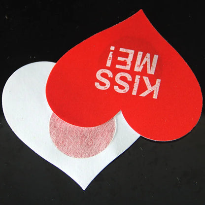 KISS ME Women Sexy Nipple Covers Red Heart Star Cross 5Pairs Adhesive Pads Body Breasts Stickers Milk Paste Chest Paste UnBra