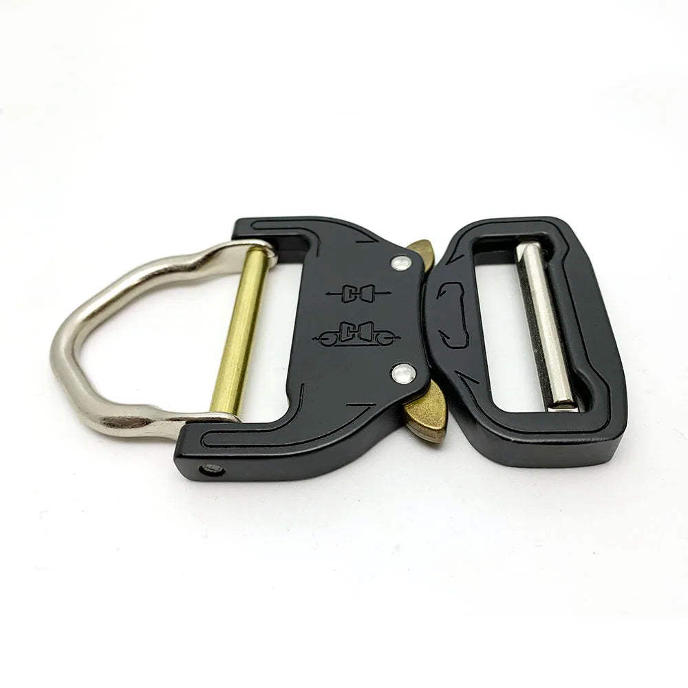 38mm/50mm metal Quick Release Buckle Tactical Belt Buckle, used for belts rucksacks bags Military Training Holsters Hunting