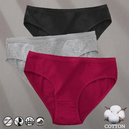 Cotton Panties Jacquard Design Pattern Women Panties Underwear Sexy Female Lingerie Briefs Solid Color Intimate Pantys for Woman
