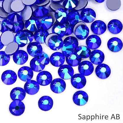 Oleeya стразы Better DMC Hotfix Rhinestone Iron On Strass High Quality Flatback Glass Crystal AB For DIY Wedding Y2792