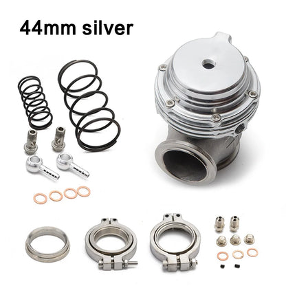 Water Cooler 44mm Wastegate External Turbo With Flange Hardware MV-R Water Cooled With Logo Red Blue Black