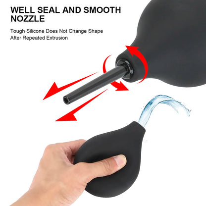 VATINE Enema Bulb Anal Cleaner Enema Cleaning Container Vagina Cleaner Douche Intimate Goods Anal Shower
