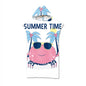 Microfiber Printed Hooded Beach Towel For Adults Quick Dry Swimming Pool Poncho Bath Towel With Cloak Bathrobe