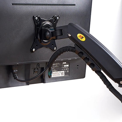 Desktop NB F160 + FP-2 Gas Spring Dual Arm for 17"-27" Monitor Holder + 10"-17" Laptop Support Air Press Mount Stand Load 2-9kg