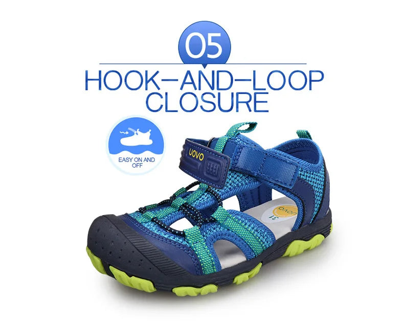 New Arrival Children Footwear Closed Toe Sandals For Little And Big Sport Kids Summer Shoes Eur Size #25-35