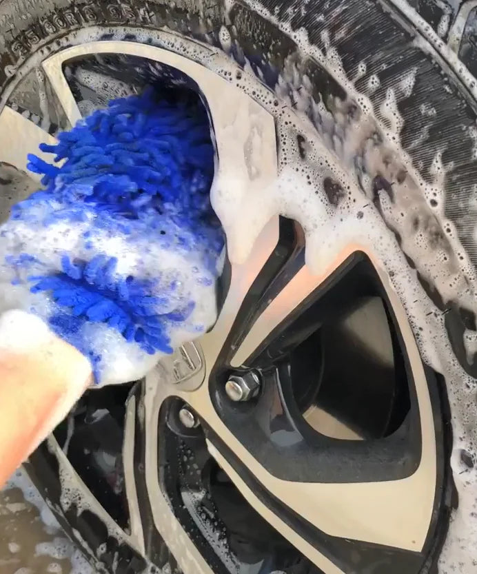 Car Wash Towels Microfiber chenille Car Cleaning Towel mitt glove Soft Drying Cloth Hemming Wash Towel Water Suction Clearner