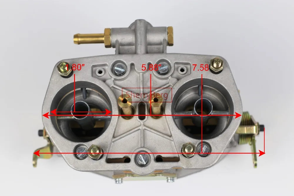 SherryBerg CARBURETTOR CARBY Engine 40IDF 40mm IDF W Air Horns Replace Solex Dellorto Carburetor Automobile Accesorios Automovil