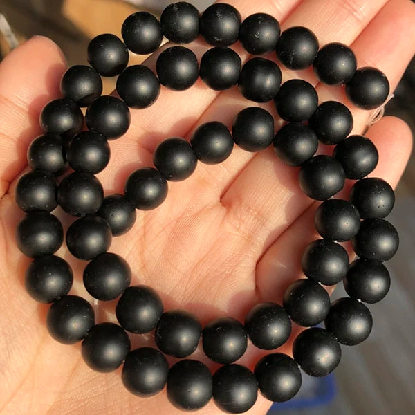 Natural Stone Beads Frost Dark Blue Cracked Dream Fire Dragon Veins Agates Beads For Jewelry Making DIY Bracelet 15‘’ 6/8/10mm