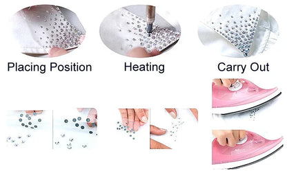 Oleeya стразы Better DMC Hotfix Rhinestone Iron On Strass High Quality Flatback Glass Crystal AB For DIY Wedding Y2792