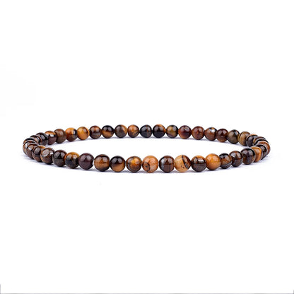 4mm 6mm Mini Energy Charm Bracelet Natural Stone Beads Yoga Healing Bracelet Jewelry for Women Men Best Friend Gift Dropshipping