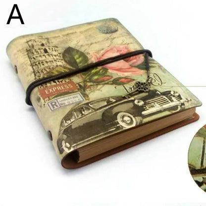 New Vintage Stationery PU Leather Notebook Creative Kraft Paper Planner Sketchbook Agenda Diary Notebooks School Writing Supply