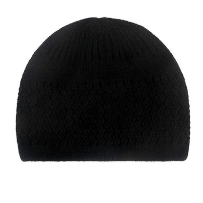 Casual Knitted Muslim Men Prayer Hats Winter Warm Male Beanies Cap Islamic Ramadan Jewish Kippah Homme Hat Men's Wrap Head Cap