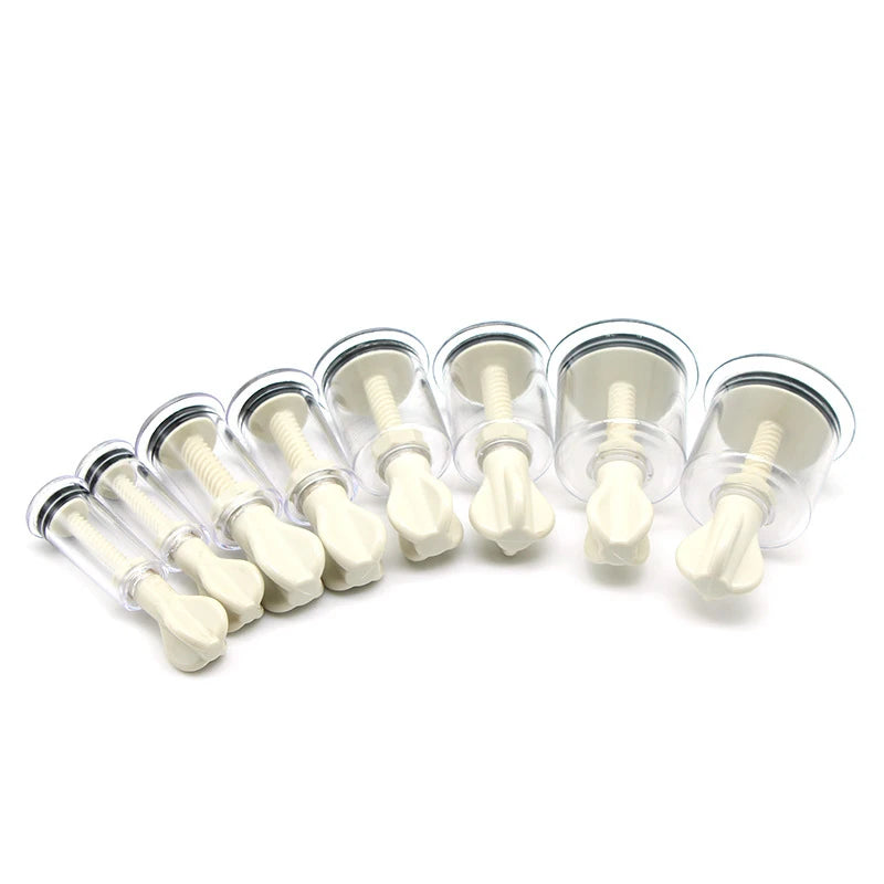 2pcs BDSM Toy Set,Pussy Clit Nipple Sucker Clamp,Breast Enlargement Vacuum Pump G-spot Stimulate Massage Adult Sex Toy For Women