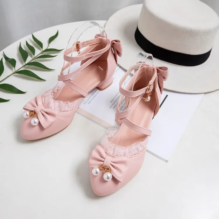 7-15 Years Old Girls High Heels Shoes Pink White Princess Girls Dress Shoes Summer Girls Party Shoes  X#12/10D50