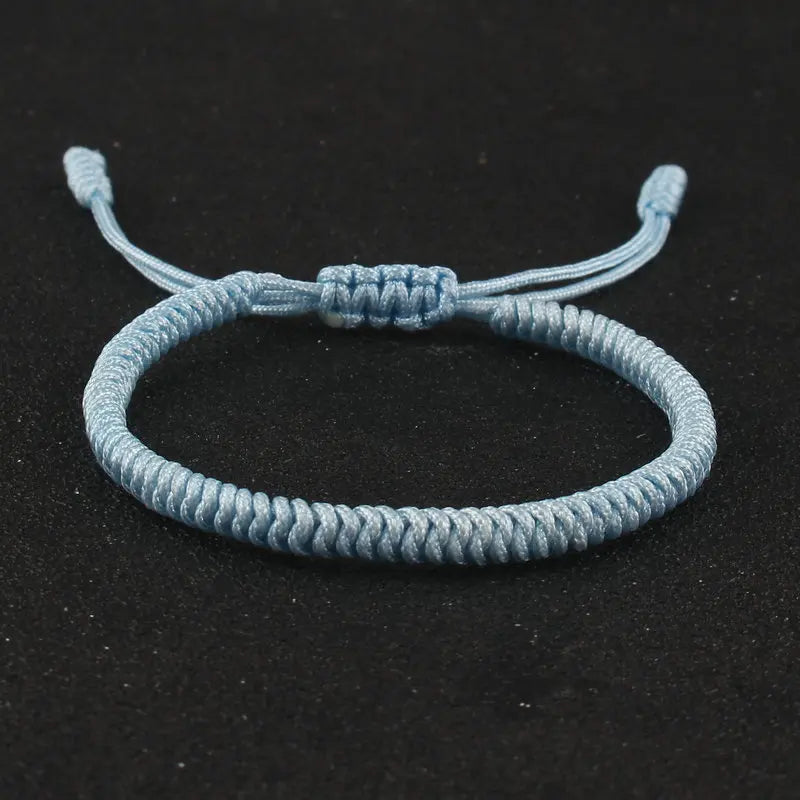 Tibetan Buddhist Bracelet Lucky Handmade Braided Adjustable King Kong Knot Red Thread Charm Bracelets for Women Men Couple Lover