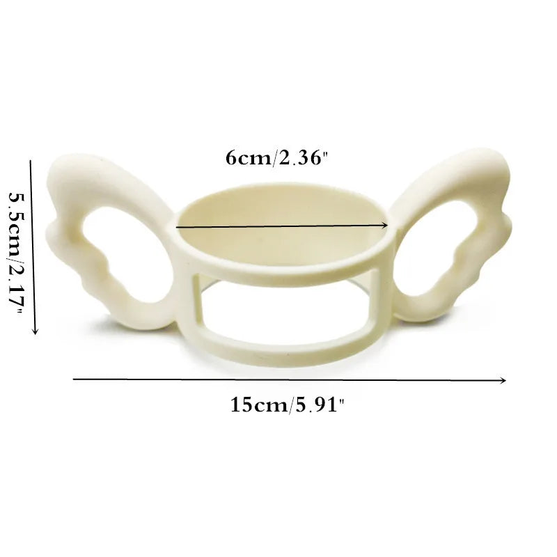 Classic Feeding Bottle Handles Soft Compatible Silicone Baby Nursing Bottles Handles Easy to Carry Handles for Hegen Bottle Size