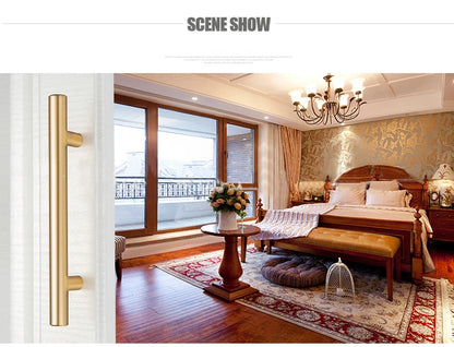 NAIERDI Brushed Gold Straight Door Handle Cabinet Handles Stainless Steel Black Kitchen Cabinet Knobs Furniture Hardware