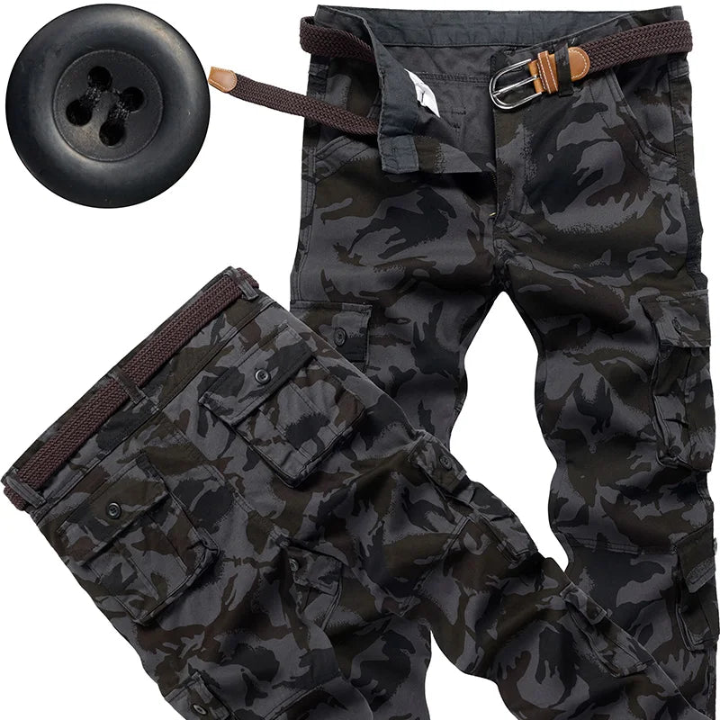 Men's Tactical Pants Casual Cargo Pants Outdoor Sports Work Trousers High Quality Joggers Hiking Pants Sweatpants for Men