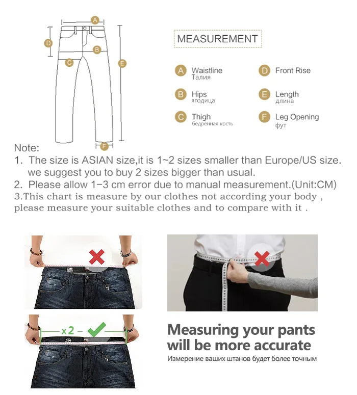 2023 New Men Activities Warm Jeans High Quality Famous Brand Autumn Winter Jeans warm flocking warm soft men jeans