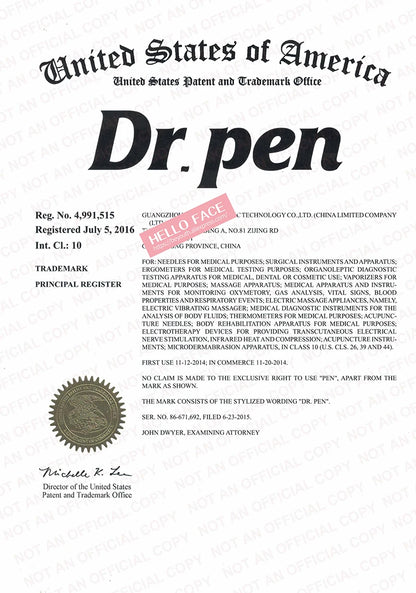 Professional Dr.pen M9 Microneedle Device With Hello Face M300 LED Mask Beauty machine Needle length 0.25 mm